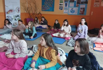 Séance de sophrologie pour les enfants de l'école