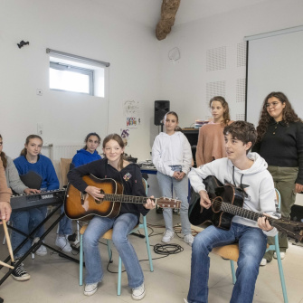 Rock pendant la pause méridienne avec Christophe Borello 